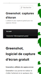 Mobile Screenshot of greenshot.org